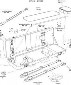 GEWA Music GEWA Replacement Handle Oblong Air & Idea Cases Violin Cases & Bags