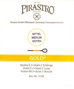 Violin Strings Pirastro Gold Label (Wondertone) E Violin String