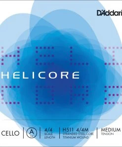 D'Addario Helicore A Cello String Cello Strings