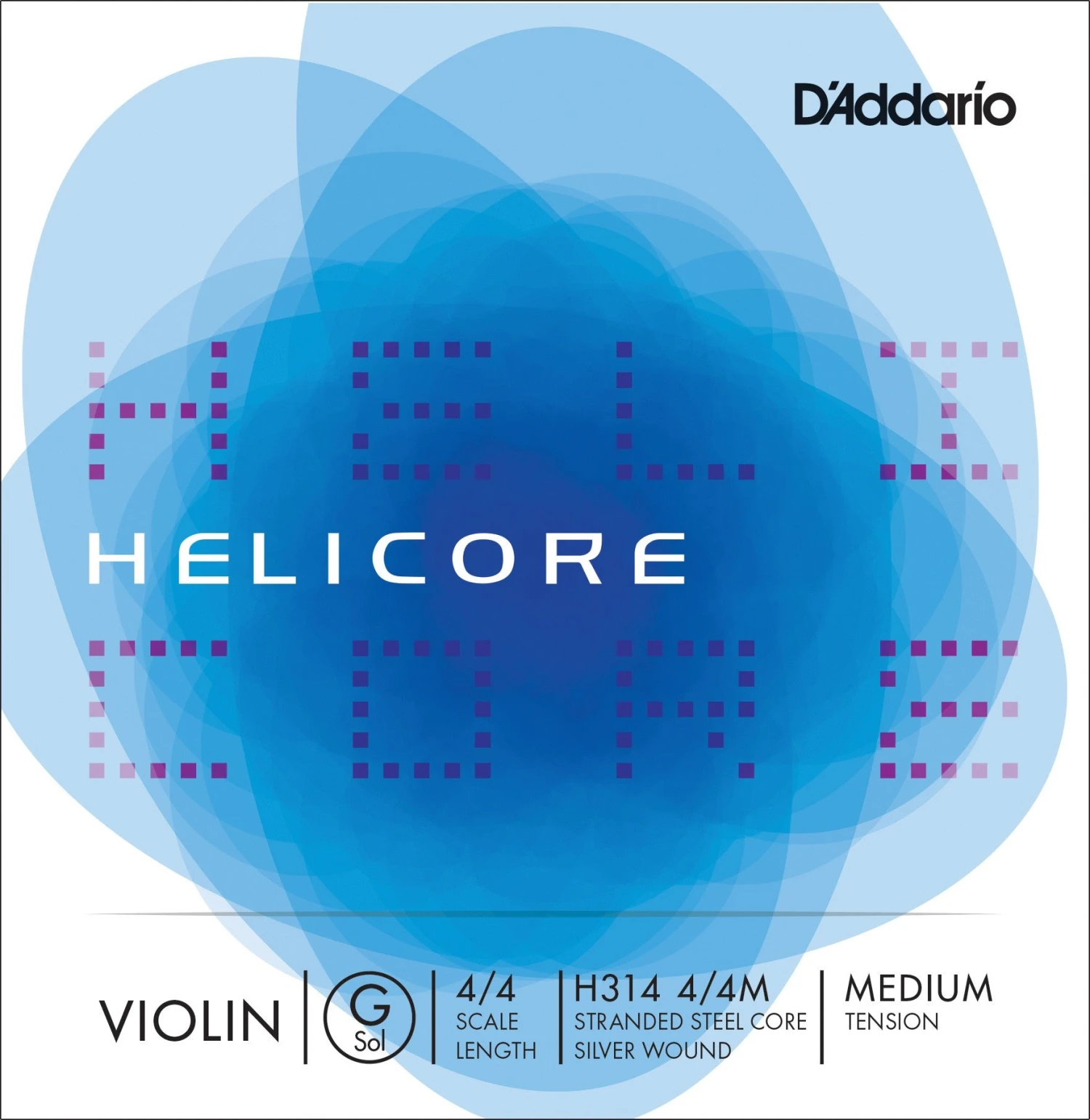 D'Addario Helicore Violin G String – Premium Violin Strings for Rich Tone & Durability 3 D'Addario Violin Strings Helicore Violin G String
