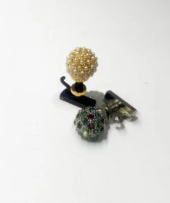 Luxitune Tuners Violin Luxitune Pearl Gold Pavé Ball Fine Tuner