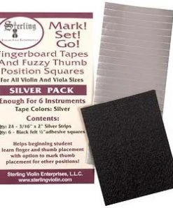 Sterling Violin Enterprises Teaching Aids Mark Set Go Fingerboard Tape Violin & Viola