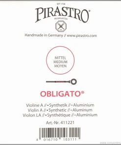Pirastro Violin Strings Obligato A Violin Aluminum