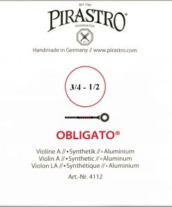 Pirastro Obligato Violin A String Small Size