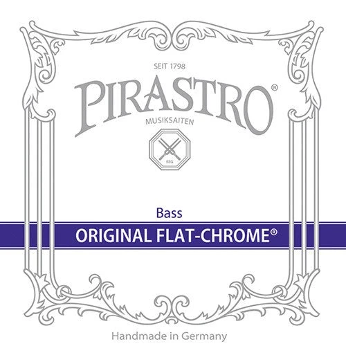 Pirastro Original Flat-Chrome E Long Ext Bass String - Premium Bass Strings for Enhanced Performance 3 Pirastro Original Flat-Chrome E Long Ext Bass String Bass Strings