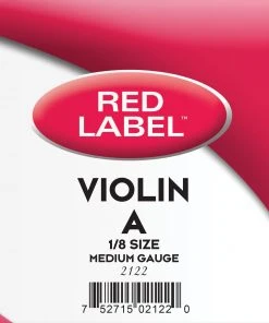 D'Addario D'Addario Violin Strings Red Label Violin A String *NEW! 4/4-1/8 Size