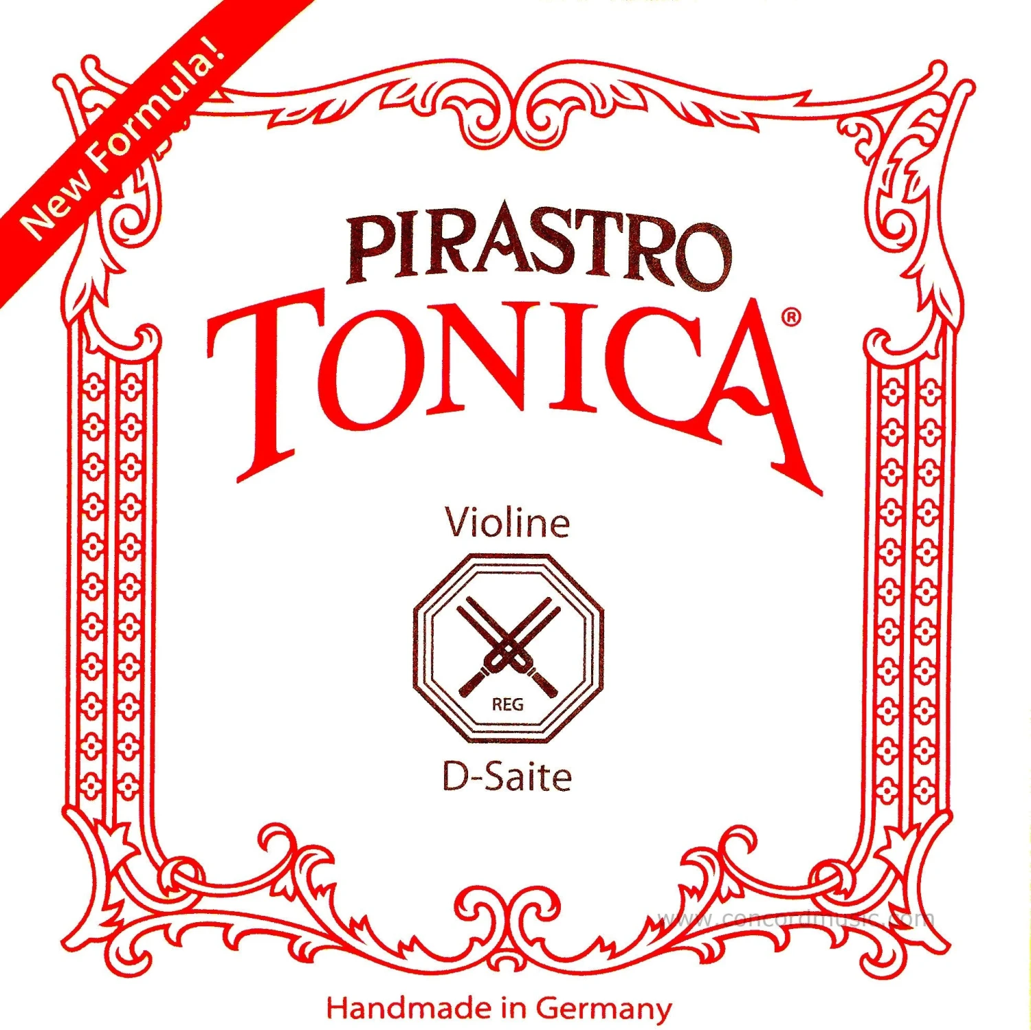 Pirastro Violin Strings Tonica Silver D Violin String - Premium Quality for Small Size Violins 3 Pirastro Violin Strings Tonica Silver D Violin String