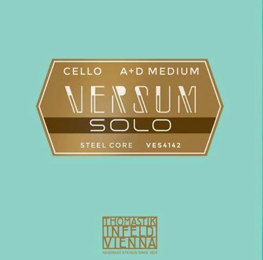 Thomastik Versum Solo Cello A & D Duo Pack Cello Strings - Premium Quality 3 Thomastik Versum Solo Cello A & D Duo Pack Cello Strings