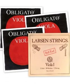 Multi-brand Viola Strings Viola Set: Larsen & Obligato
