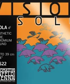 Thomastik Vision Solo Viola D, Chrome Viola Strings