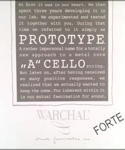 Cello Strings Warchal Prototype Cello A String