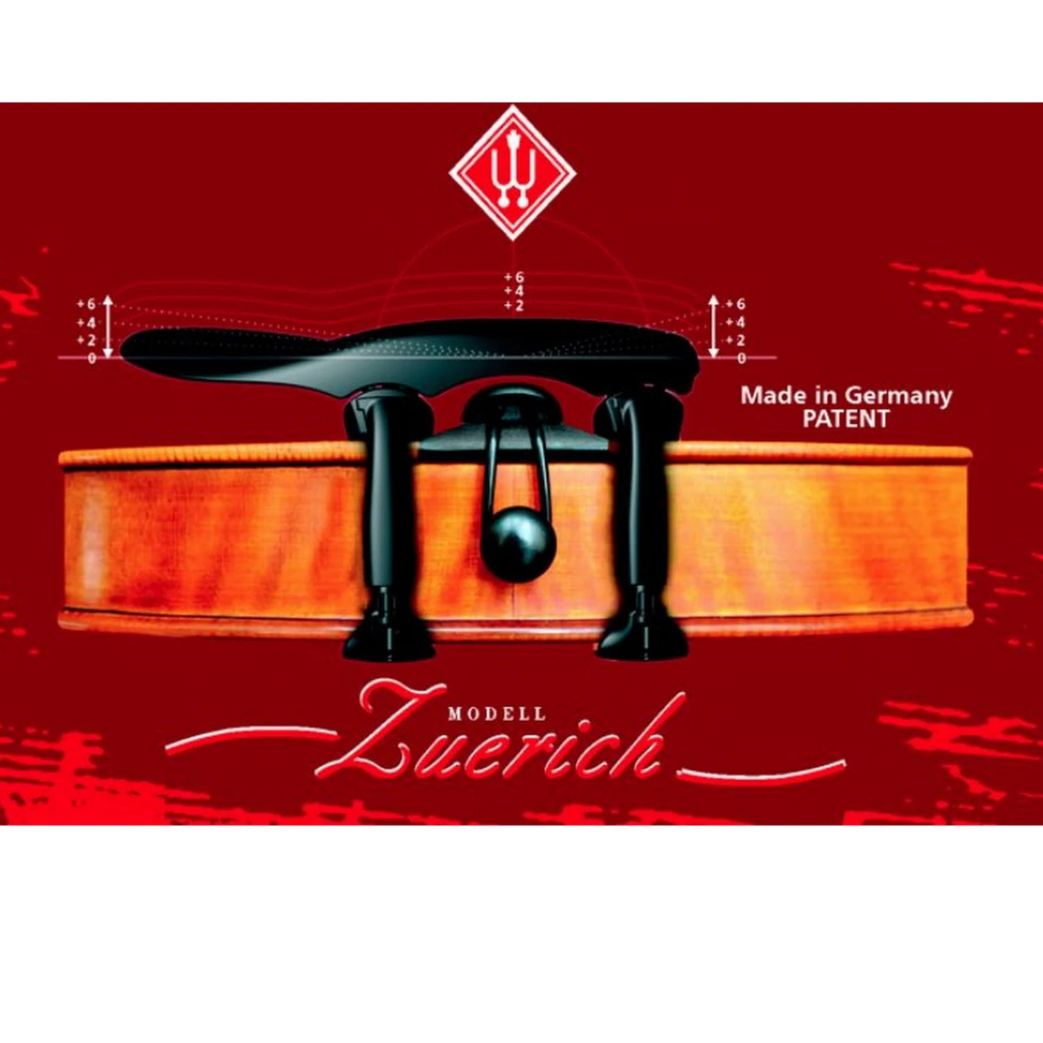 Wittner Zuerich Adjustable Violin Chinrest - Premium Fit for Comfort & Precision 4 Chinrests Violin Wittner Zuerich Adjustable Chinrest For Violin