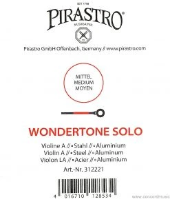 Pirastro Wondertone Solo Alternate A, Steel Core