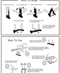 CelloGard Foldable Safety Stand - Perfect for Cello Practice & Teaching Aids | Durable & Portable Design 9 CelloGard Foldable | Safety Stand-Great For Practice! Teaching Aids