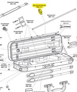 GEWA Music GEWA Replacement String Tube Bracket