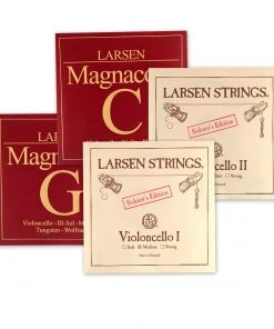 Multi-brand CELLO SET: Larsen Soloist A & D, Magnacore G&C Cello Strings