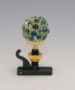Luxitune Cerulean Pavé Ball Fine Tuner Luxitune Tuners Violin