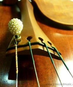 Luxitune Tuners Violin Luxitune Pearl Gold Pavé Ball Fine Tuner