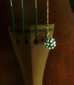 Luxitune Mirror On Black Pavé Ball Fine Tuner Luxitune Tuners Violin