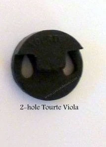 Unspecified Tourte Style 2 Hole Rubber Round Viola Mute Mutes Viola