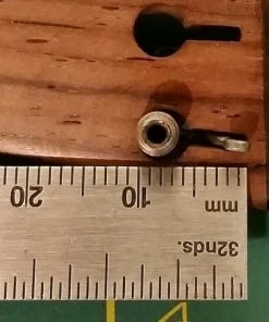 Otto Musica Titanium Hill Style Fine Tuner, Short Hook